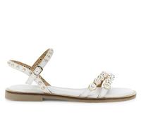 CAFèNOIR - Sandales Gilda En Cuir Nappa Avec Accessoires, Pour Femme, Couleur Blanc, Taille 37