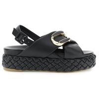 CAFE'NOIR Sandales platform Femme - Noir modèle C1HH9114 C1HH9114 Cuir, Noir , 36 EU