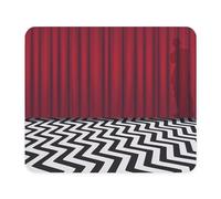 cafepress - Noir Lodge Twin Peaks - Tapis de souris en caoutchouc antidérapant, Tapis de Souris Gaming