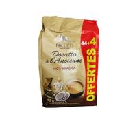 CAFÉS FOLLIET - Café En Dosette - À L'Ancienne - Compatible Senseo - Torréfaction traditionnelle - Cafe vert - Intensité 5/10-100% Arabica - 48 Dosettes