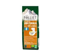 CAFÉS FOLLIET - Café Moulu Bio - Pure Origine Guatemala - Torréfaction traditionnelle - Intensité 7/10-100% Arabica - 250 g