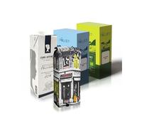 CAFÉS FOLLIET - Coffret Découverte - Café & Thé & Chocolat & Infusion - Recette signature de 1880 - 1Kg 24 sachets / 24 sachets