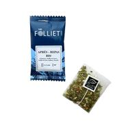 CAFÉS FOLLIET - Infusion Bio - Après-Repas - Feuilles de Frêne - Sans théine & Sans conservateurs - Confort digestif - Sachets d'origine végétale - 24 Sachets