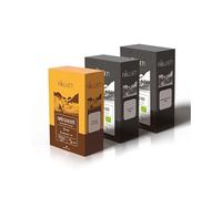CAFÉS FOLLIET - Offres Thés Origines - Coffret de 3 thés exceptionnels - Sencha à la cerise & Darjeeling Bio & Ceylan Bio - Sélection raffinée - Thés du monde - 3 x 24 Sachets