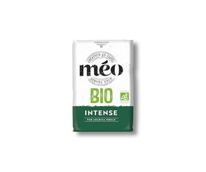 Cafés Méo - Café Moulu Biologique Intense Pur Arabica - 4 kg - Intensité 9/10 - Arômes Authentiques, Corsé et Intense - Agriculture Biologique - Lot de 8 x 500 gr