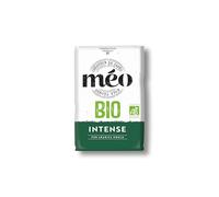 Cafés Méo Moulu Biologique Intense - en Pack de 8 sachets de 500G - Certifié AB - Niveau de torréfaction moyenne