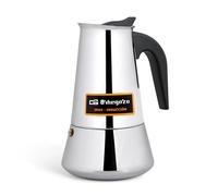 Orbegozo Cafetière italienne KFI 660 – Acier inoxydable argenté 6 tasses 13x12x20 cm