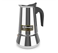 Orbegozo KFI 960 machine à café manuelle Cafetière à moka Noir, Acier inoxydable