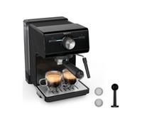 Cafetera Espresso Krups Authentic XP381810 2L 15 Bares con vaporera y control manual