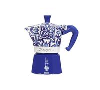 Cafetera Moka Eléctrica Bialetti 0005345 0 13L Azul/Blanco Aluminio 3 Tazas