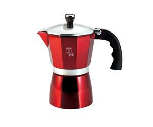 CAFETERA PARA 3 TAZAS BERLINGER HAUS BH / 6387 METALLIC LINE BURGUNDY EDITION