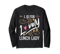 Cafeteria Lady Femme Belle Dame Déjeuner Manche Longue