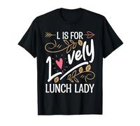 Cafeteria Lady Femme Belle Dame Déjeuner T-Shirt