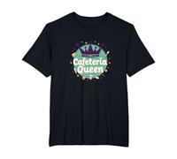 Cafeteria Queen: Humour du Service Alimentaire Royal pour Le déjeuner des Dames T-Shirt, Homme Grandes Tailles, Noir, 4X Tall