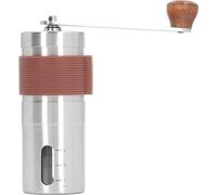 Cafeti��re manuel portable en acier inoxydable Céramique Burr Mini haricot pour Camp Kitchenb��ro Marron