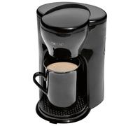 Clatronic Machine à café filtre KA 3356 – 1 tasse, noir, tasse en céramique