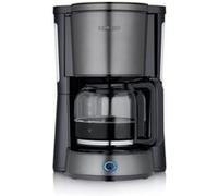 Severin Cafetière KA9340 - 10 tasses 1000 W - noir, acier inoxydable