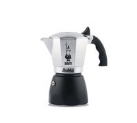 Cafetière 2 tasses - BIALETTI - Brikka - Aluminium - Système auto-nettoyant - Noir