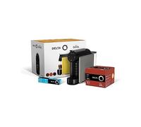 Cafetière à capsules automatique - DELTA CAFÉS - MiniQool - Réservoir 7 capsules - 1200W - Gris