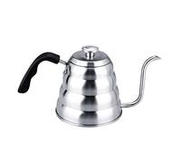 Cafetière à Col de Cygne en Acier Inoxydable 304, Bouilloire avec Thermomètre pour La Plupart des Cuisinières à Induction à Gaz et Electriques, 1,2 L