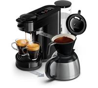 Cafetière à dosette - PHILIPS - Senseo - HD6592 - Switch 2-1 noir