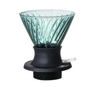 Cafetière à filtre immersion V02, avec interrupteur en verre et filtres(Light green 1)