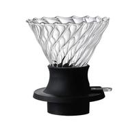 Cafetière à filtre immersion V02, avec interrupteur en verre et filtres(Light Grey 1)