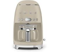 Cafetière programmable SMEG DCF02MLMEU Années 50 Beige lin