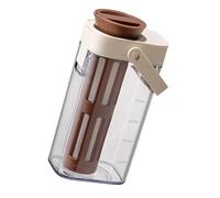 Cafetière à froid avec joint anti-fuite et poignée ergonomique - Récipient de 1000 ml pour boissons glacées de grande capacité