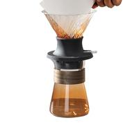 Cafetière À Froid - Tasses Cafés Sans Plastique, Filtre À Double Couche, Solution De Préparation Cafés | Outil À Verser Sur Le Café, Pour Dortoir, Appartement, Hôtel, Camping, Boissons Domestiques,