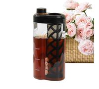 Cafetière à infuseur à froid, infuseur à thé, design anti-fuite, légère et portable, 220 mm/120 mm, idéale pour le camping ou les voyages