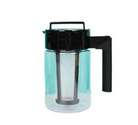 Cafetière à infusion à froid Cafetière glacée à infusion froide avec filtre café et poignée Bouilloire eau for bureau domicile thé froid propre hygiénique(2000ml)