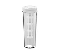 Cafetière à infusion à froid Cafetière manuelle à infusion froide 1 L avec poignée, bouteille d'eau, jus d'été, thé, fruits(White)