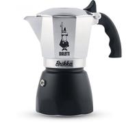 Bialetti New Brikka, Moka Pot, la seule cafetière capable de faire un expresso crémeux, 4 tasses, aluminium