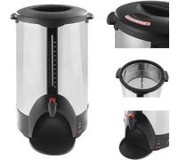 Cafetière à percolation à double paroi en acier inoxydable, 230 V, 16 L