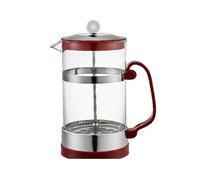 Cafetière à Piston, 1000ML Français presse café en verre, Press Machine à Thé en Verre RéSistant à la Chaleur (Rose)