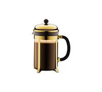 Bodum - Cafetière à piston, 12 tasses, 1.5 l, finition dorée Plaqué or