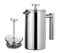 Cafetière à piston 350 ml/800 ml/1000 ml en acier inoxydable à double paroi isotherme