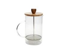 Cafetière à Piston 85cL en Verre et Acacia Massif - Altobuy G