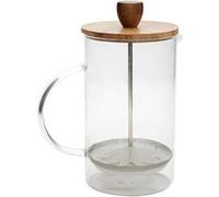 Cafetière à Piston 85 n Verre et Acacia Massif - Altobuy G