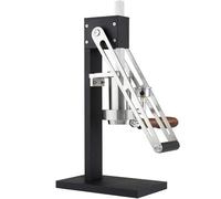 Cafetière à piston à levier manuel, machine à expresso manuelle, avec manomètre, piston, fonction de préchauffage, for porte-filtre de 58 mm, non électrique(Black)