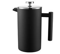 Cafetière à piston Barista DUKA 1000 ml en acier noir isotherme