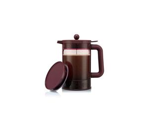 Cafetière à piston BODUM Bean Set 1,5 L infusion à froid et café chaud 12 tasses Rouge