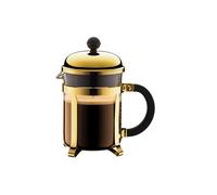 Cafetière à piston BODUM CHAMBORD 0,5 L (4 tasses) en acier inoxydable Noir