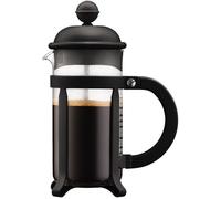 Bodum Cafetière à piston Java – Monture et couvercle en plastique, 3 tasses 0.35 l Noir