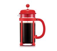 Cafetière à piston - BODUM - Java - Monture et couvercle en plastique - 8 tasses - 1 l - Rouge