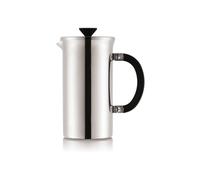 Cafetière à piston BODUM Tribute Press en acier inoxydable 8 tasses 1 L finition argentée