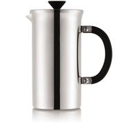 Bodum Cafetière à piston Tribute Press en acier inoxydable 1 L 8 tasses finition argentée