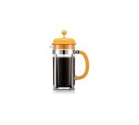 Bodum Cafetière à piston Caffettiera 8 tasses 1,0 L verre métal poignée jaune