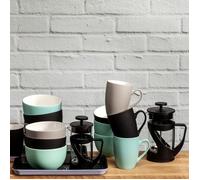 Cook Concept – Cafetière à piston Noo KA4082 35 cl (3 tasses) verre et polypropylène Noir